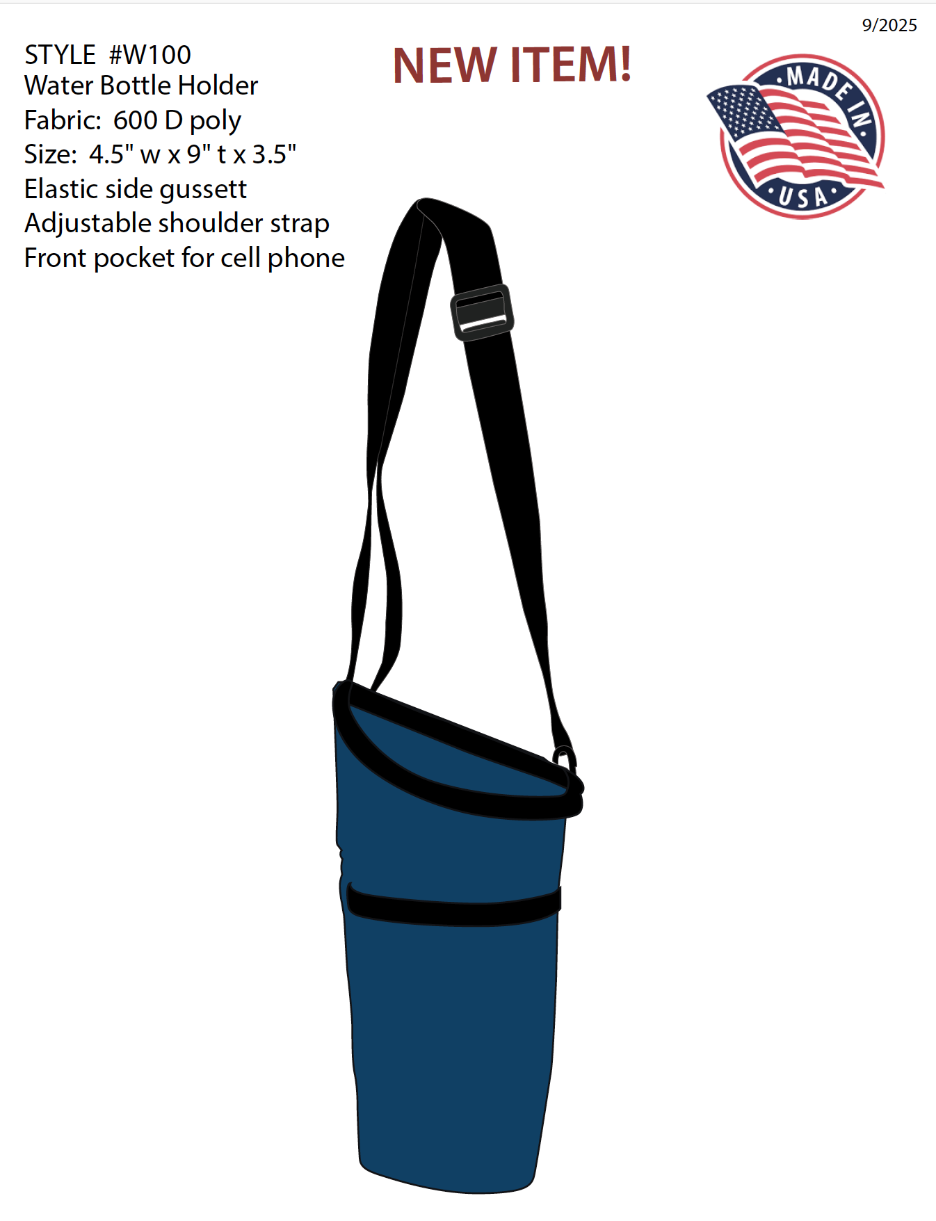 W100 WATER BOTTLE HOLDER NEW ITEM!